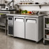 Thumbnail image #2 for Turbo Air J Series 48-Inch Side-Mount 2-Section Undercounter Freezer, 9.93 Cu. Ft.