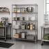 Thumbnail image #2 for Quantum 72 Inch Wide x 14 Inch Deep x 74 Inch High 4-Shelf Wire Shelving Starter Kit, 304 Stainless Steel