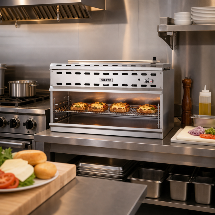 Product image #2 for Vulcan VICM24 24-Inch Gas Infrared Cheesemelter Broiler with 3-Position Rack