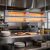 Thumbnail image #2 for Hatco Glo-Ray® 120-Inch Max Watt Lighted Dual Infrared Strip Heater with 6-Inch Spacer