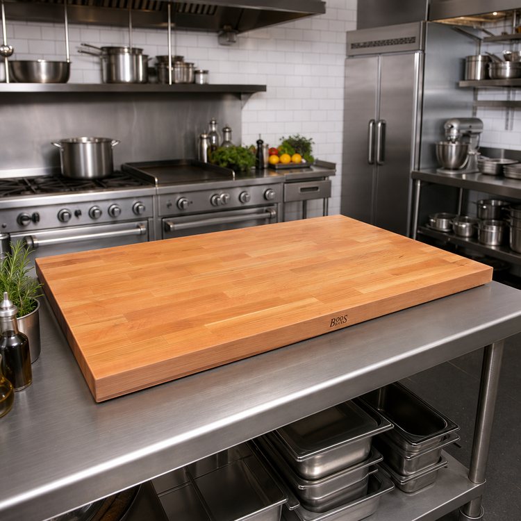 Product image #2 for Boos Block American Cherry Wood Kitchen Countertop, 48 x 30 x 1-1/2 Inch, Varnique Finish