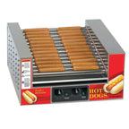 Thumbnail image #1 for Gold Medal Products Double Diggity 8224 Slanted Hot Dog Grill, 14 Stainless Steel Rollers, 39-Hot-Dog Capacity, Dual Temperature