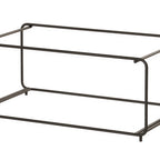 Thumbnail image #2 for Cal-Mil Logan 25208-1220-13 Two-Tier Modular Wire Buffet Stand Frame, Black, 15.75"W x 11.5"D x 9.25"H
