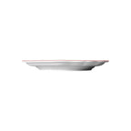 Thumbnail image #2 for Steelite International Folio, Porcelain 62578FP812 9-Inch Round Porcelain Rim Plate, Scalloped Edge, Adelina Double Line Rose Case of 2 Dozen
