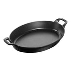 Thumbnail image #2 for Zwilling J.A. Henckels Staub® 1003958 Enameled Cast Iron Oval Gratin Baking Dish, 2-1/4 qt., 12.5 x 9 in., with Handles