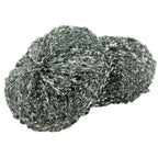 Thumbnail image #1 for Libman Commercial 63 Round Stainless Steel Scrubbers, 3" Diameter x 1"H, Rust-Free, 2 per Pack Case of 12