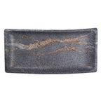 Thumbnail image #1 for Steelite International Creations, Quarry 7192TM304 Rectangular Melamine Platter, 18" x 9" x 1.5", Quarry Design