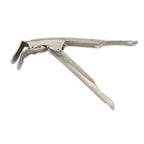 Thumbnail image #1 for Browne USA Foodservice PG1 Self-Locking Nickel-Plated Pan Gripper, 7-1/2"L, 60° Angle