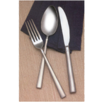 Thumbnail image #2 for Libbey Cimarron 992 027 8" 18/8 Stainless Steel Dinner Fork with Sand-Blasted Handle