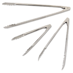 Thumbnail image #1 for Alegacy Foodservice Products 3512EH Stainless Steel Spring Tongs, 12", Scalloped Edge, Extra Heavy Weight Case of 12