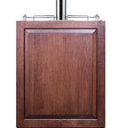 Thumbnail image #1 for Summit Commercial Summit Appliance SBC58BLBIADAIFTWINBW Commercial Beer & Wine Kegerator, 24-Inch Wide, ADA-Height, Twin Tap