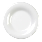 Thumbnail image #1 for Thunder Group CR012W Melamine Plate, 11-3/4" Round, Wide Rim, White Case of 4 Dozen
