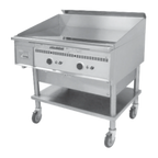 Thumbnail image #1 for Keating of Chicago Miraclean 36X36FT-G Gas Griddle, 36" W x 30" D, 3/4" Chrome-Plated Plate, Front Grease Trough