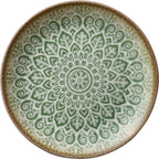 Thumbnail image #1 for Libbey Soulmate 803121541000401 Round Coupe Rim Vitrified China Plate, 5-7/8" Diameter, Jade