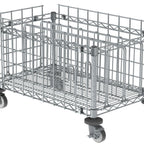 Thumbnail image #6 for Metro Chain Reaction CR1830CSU Undercounter Chrome Wire Cup Storage Unit, 30 x 18 Inch Storage Area, Removable Dividers and Locking Casters
