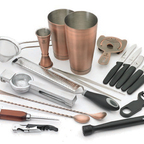 Thumbnail image #3 for Mercer Culinary Barfly M37102ACP 18-Piece Antique Copper-Plated Stainless Steel Mixology Set