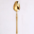 Thumbnail image #1 for Kadra Kitchenware Vikko Dine VF-SS35-IG Bouillon Spoon, Gold Mirror Finish, 18/10 Stainless Steel Case of 12