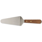 Thumbnail image #1 for Alegacy Foodservice Products AL25S Flexible Offset Pie Server, 5-1/2-Inch Stainless Steel Blade, Wood Handle, 10-Inch Case of 12