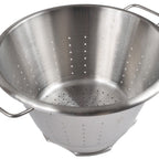 Thumbnail image #2 for JB Prince De Buyer U133 Conical Stainless Steel Colander, 11-5/8" Diameter, 2 Side Handles, Raised Base