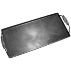 Thumbnail image #1 for AllPoints Foodservice Parts & Supplies 761152 Portable Steel Griddle Top, 2-Burner, 10-9/16 x 22-9/16 x 1 in