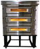 Thumbnail image #6 for Marra Forni ELST37-36/3 Three-Deck Stackable Electric Deck Oven with 37 x 36-3/8 Inch MarraStone Hearth and Touchscreen Control