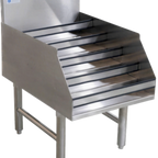 Thumbnail image #1 for ATSMFG MET MET-LQDR-3625 ATS MFG Stainless Steel Liquor Bottle Display Unit, 5 Steps, 36"W x 25"D x 30"H