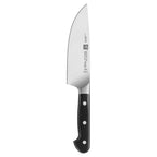 Thumbnail image #1 for Zwilling J.A. Henckels Pro 1009492 6-Inch Wide Forged Chef's Knife, High-Carbon Stainless Steel Blade, Black Polymer Handle