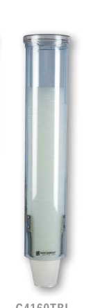 Product image #2 for Small Pull-Type Water Cup Dispenser, Wall Mount, Arctic Blue