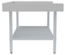 Thumbnail image #5 for KoolMore 48-Inch x 30-Inch Stainless Steel Equipment Stand with Adjustable Undershelf