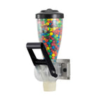Thumbnail image #1 for Server Products 86670 Wall-Mount Single Dry Food Dispenser, 1-Liter Clear Hopper, Stainless Steel