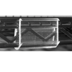 Thumbnail image #1 for Eagle Group A222144 Clear Plastic Shelf Label Holder, 67" Long, Fits 72" Shelf, Holds 1"–1-1/4" High Labels