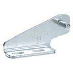 Thumbnail image #1 for AllPoints Foodservice Parts & Supplies 261887 Pivot Hinge Bracket, Bottom Left, 3-11/16 in, 1-1/8 in Mount Hole Centers, Zinc-Plated Steel