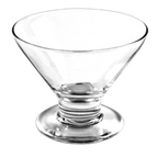 Thumbnail image #1 for International Tableware 512 Clear Stemmed Dessert Glass, 7.5 oz Case of 2 Dozen