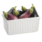 Thumbnail image #1 for TableCraft Products CW1530Y Rectangular Server Bowl, 3 qt, Yellow Coated Cast Aluminum, 10 x 6 x 5 in