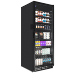 Thumbnail image #1 for Imbera VR27 LOCKING 1-Section Glass Door Merchandiser Refrigerator, Black, Hinged Door, Bottom-Mounted, ENERGY STAR