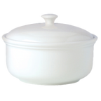 Thumbnail image #1 for Steelite International Steelite Performance, Simplicity 11010335 2 qt Casserole Lid, 8.75 in, Alumina Vitrified Ceramic