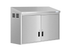 Thumbnail image #4 for KoolMore 48-Inch Stainless Steel Wall-Mounted Kitchen Cabinet with Locking Hinged Doors and 2 Shelves