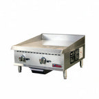 Thumbnail image #1 for MVP Group LLC IKON Cooking IMG-24 LP Countertop LP Gas Griddle, 24 in W, Manual Controls, 3/4 in Polished Steel Plate