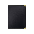 Thumbnail image #1 for Risch Seville SEV-3V 8.5X11 Hardback Faux-Leather Triple-Fold 3-View Menu Cover, 8-1/2" x 11" Case of 25