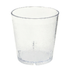 Thumbnail image #1 for G.E.T. 6610-1-6-CL Clear Textured SAN Plastic Juice Tumbler, 10 oz Case of 6 Dozen