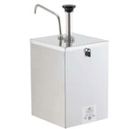 Thumbnail image #1 for Server Products 67590 Lockable Stainless Steel Countertop Condiment Pump Stand, Single Head, 1 oz Dispense