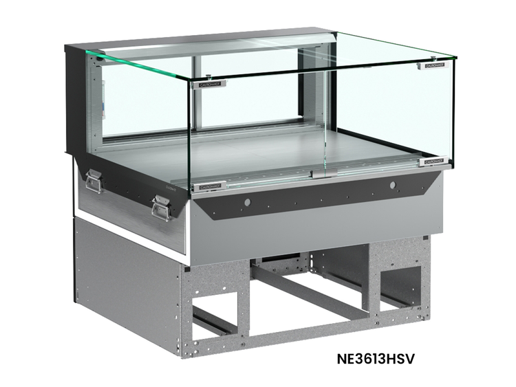 Product image #5 for Structural Concepts Reveal® 35-3/4 Inch Wide Self-Service Heated Slide-In Counter Display Case