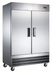 Thumbnail image #2 for Black Diamond 2-Section Solid Door Reach-In Refrigerator, 46.5 Cu. Ft., Bottom-Mounted Self-Contained