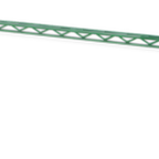 Thumbnail image #1 for Steel Works Stainless SW1860SFG Wire Snake Frame, 3-sided, 60"W x 18"D, green epoxy antimicrobial finish, NSF