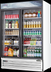 Thumbnail image #5 for Everest Refrigeration EMSGR48 Two-Section Reach-In Glass Door Merchandiser Refrigerator