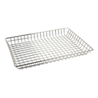 Thumbnail image #1 for Thunder Group CRDB1626 Rectangular Nickel-Plated Doughnut Basket, 16" x 26" x 2" Case of 12