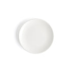 Thumbnail image #2 for Browne USA Foodservice Foundation 5630162 6-1/2" White Vitrified High-Alumina Porcelain Coupe Plate Case of 3 Dozen