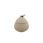 Thumbnail image #1 for Korin Inc CMU-122 8 oz Teardrop China Rice Bowl with Lid, Spiral Design, Brown