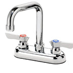 Thumbnail image #3 for Krowne Silver Series 11-406L Deck-Mount Faucet, 4" Centers, 6" Swing Spout, Ceramic Valve, Chrome, Low Lead