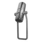 Thumbnail image #1 for Eagle Group 349921 Shut-Off Valve with Push Bar, Faucet Aerator Mount, Polished Chrome, Antibacterial Surface